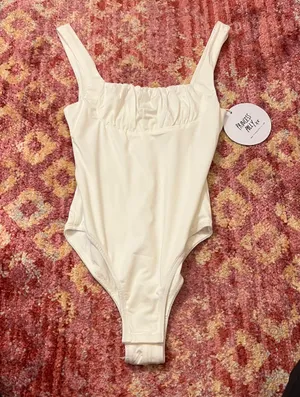 Princess Polly Aggie Bodysuit White thumbnail 3