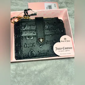 Juicy Couture Key Holder Card Wallet TAB WALLET DANGLE SET LIQUORICE thumbnail 3