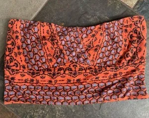 Free People Tribal Print Bandeau Bralette thumbnail 1