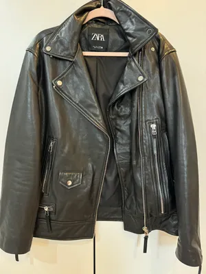 ZARA Leather Jacket thumbnail 4