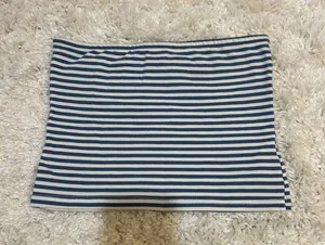 Edikted Striped Tube Top Navy thumbnail 1