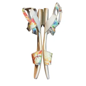 Cole Haan Shoes Womens Size 7.5 Multicolor Floral Ankle Strap Sandals Grand OS thumbnail 6