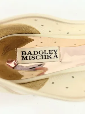 Badgley Mischka Quinn Embellished Flats Gold Satin Size 9.5 NWOT thumbnail 7