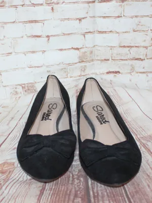 Sared exclusivo Black Slip On Loafer Women's Size 7.5 / 8 thumbnail 3