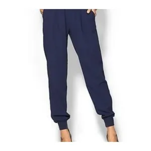 ✨Joie MARINER PANTS Cuffed Leg Crepe Jogger Navy Sz Small Pants✨ thumbnail 3