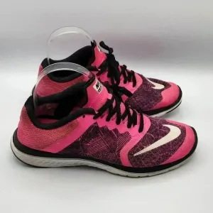 Nike Fs Lite Run 3 Womens‎ Pink Black Running Activewear Sneakers Size 7.5 thumbnail 2
