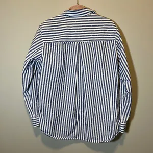 Grayson The Hero Blue White Striped Dobby Dot Button Down Shirt Size 03 M thumbnail 8