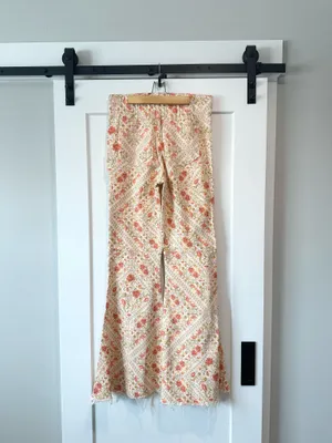 Show Me Your Mumu Belmont Pull On Trousers Paisley L NWT thumbnail 3