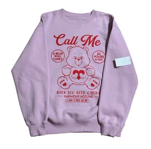 Care Bears Pink Sweatshirt with Red Text thumbnail 1