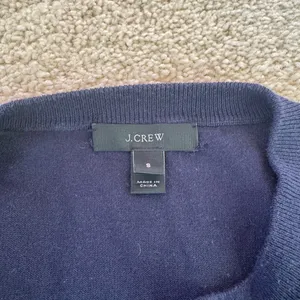 J. Crew Women's Navy Cardigan Sweater thumbnail 2