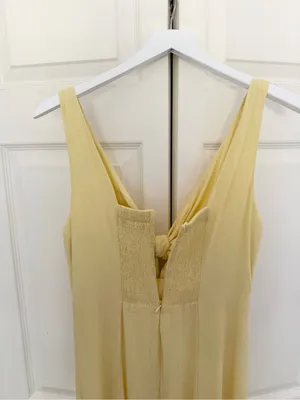 NWT Petal & Pup Archer Sleeveless Fit & Flare Midi Dress Butter Yellow Small thumbnail 10