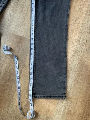 Rolla’s Original High Rise Straight Jeans Washed Black Denim Size 27 Aussie 9 thumbnail 6