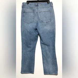 Good American Good Boy Jeans Distressed Wide Release Hem 10/30 thumbnail 4