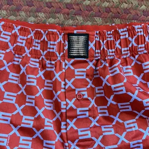Savage Fenty Logo Print Boxer Lounge Pajama Shorts thumbnail 2