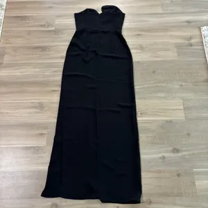 Amanda Uprichard X Revolve Strapless Puzzle Black Gown Dress Women Size Small thumbnail 8