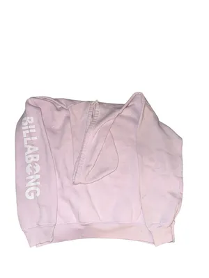 Billabong Light Pink Sleeve Logo Pullover Sweatshirt thumbnail 3