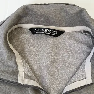 Arc'teryx Ellison Gray Softshell Fleece Full Zip Women's Jacket Size S thumbnail 3