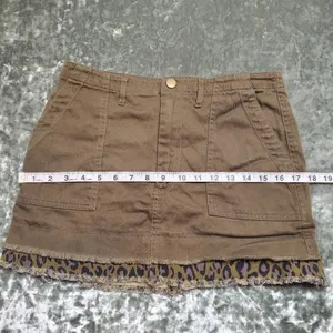 Urban‎ Outfitters Karter Spliced Green Skirt thumbnail 5