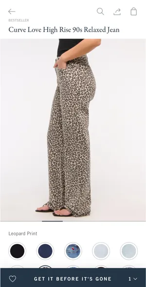 Abercrombie Curve Love High-Rise 90s Relaxed Jeans thumbnail 2