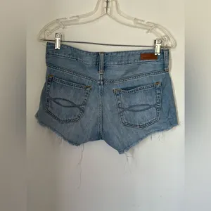 Abercrombie & Fitch Distressed Cutoff Denim Shorts Size 26 Button Fly thumbnail 7