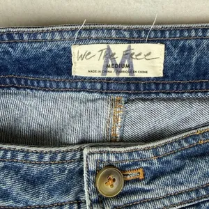 We The Free Free People M Modern Meadow High Rise Wide Leg Denim Pants M thumbnail 7