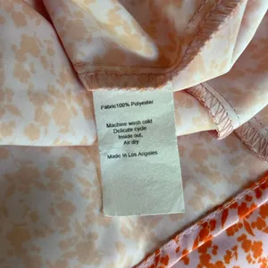 Revolve RESA Hannah Slip Dress Womens Medium Orange Floral Midi NWT Missing Sash thumbnail 4