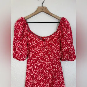 Reformation Kopa Mini Dress Red Floral size 2 $218 thumbnail 6