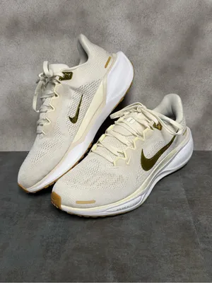Nike Air Zoom Pegasus 41 Women's Running Shoes Light Pumice Metallic Gold Size 9 thumbnail 14