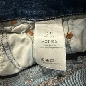 MOTHER The Insider‎ Crop Step Chew Dancing on Coals Flare Jeans Womans 25 thumbnail 6