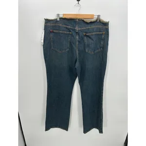 BDG Urban Outfitters‎ Straight Leg Jeans 34W Raw Waist Y2K Vintage Wash thumbnail 2