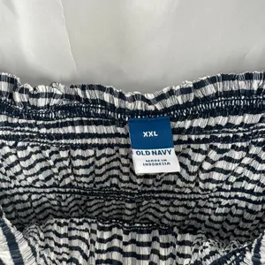 Old Navy Poplin Maxi Dress Womens 2XL Navy White Check‎ Stretch Square Neck thumbnail 6