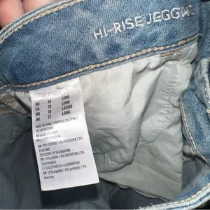 American Eagle Outfitters Ripped Blue Jeans thumbnail 2