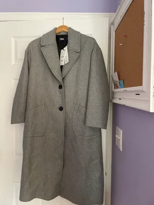 Zara Pea Coat thumbnail 2