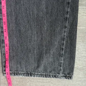 One teaspoon Jackson Mid Waist Wide Leg Denim Jeans - Charcoal Black 27 thumbnail 9