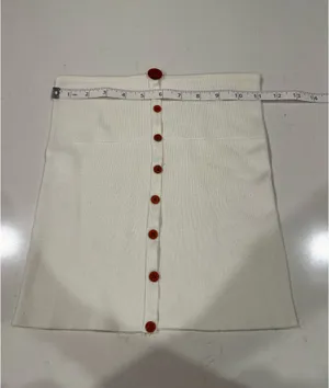Button Tube Top White thumbnail 2