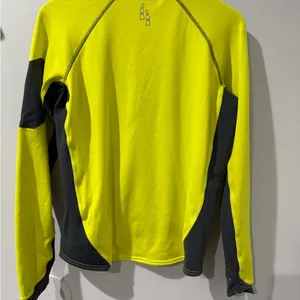 L.L. Bean Women’s M Medium Shirt Sweater Neon Green‎ Yellow Gray Activewear M thumbnail 4