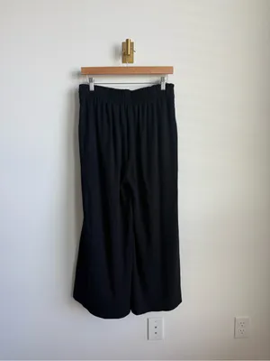 Anthropologie Ettawa Lucerne Wide Leg Pants Black XS thumbnail 9