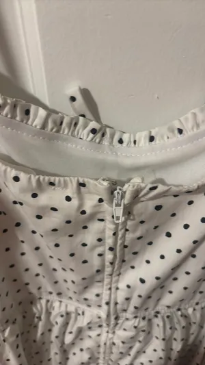Altar'd State Polka Dot Dress White thumbnail 6