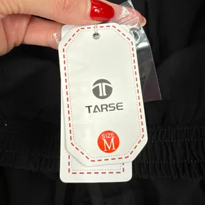 Tarse M Cargo Baggy Pants Parachute Black Linen Blend Wide Leg Boho Gorpcore New thumbnail 5
