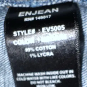 En Jean Stylish Blue Denim Vest Size M thumbnail 11
