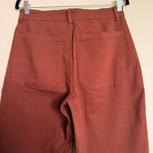Everlane The Utility Barrel Pant Rosewood Brown Organic Cotton Size 6 NWT thumbnail 5