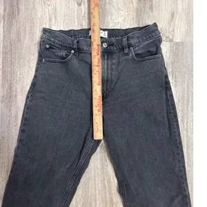 Abercrombie & Fitch The Mom High Rise Jeans Washed Black 29 8 Short‎ thumbnail 7