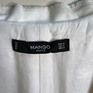 Mango Off-White Relaxed‎ Oversized Double-Button Blazer Medium thumbnail 2