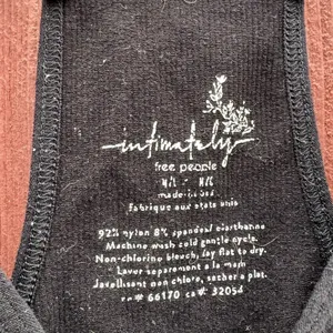 Free People Move Along Black Bodysuit Size M/ L thumbnail 8