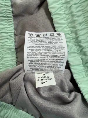 Nike Women's Gray & Mint Green Athletic Running Shorts Size M thumbnail 9