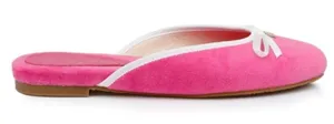 Dee Ocleppo Athens terry-cloth mules, fuchsia pink, size 10, NWOT Display Pair thumbnail 1