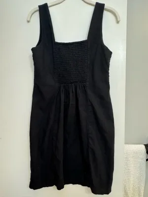 Black Linen Dress Old Navy thumbnail 2