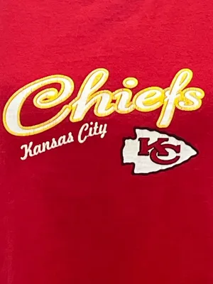 NFL For Her Kansas City Chiefs NFL Women's Red Graphic Logo T-Shirt XL thumbnail 2