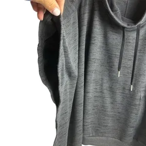 Athleta Women's Gray Hooded Poncho‎ Sweatshirt Pullover Size S thumbnail 11