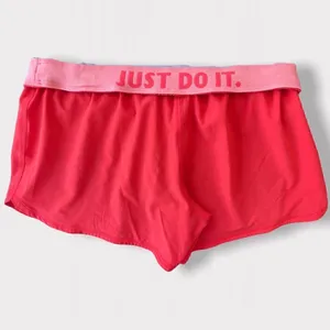 Nike Dri Fit Phantom Dual Running Shorts Fold Over Waist Orange Sz S thumbnail 4